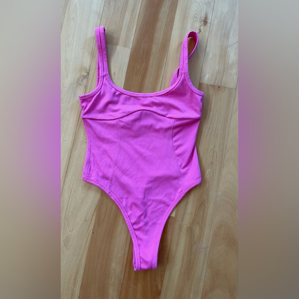 For Love 💗 & Lemons Pink Bodysuit